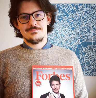 Stefano in the “100 under 30” Forbes Magazine list