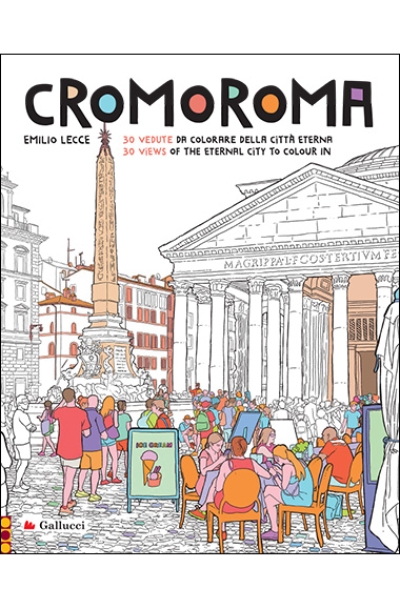 Cromoroma: 30 Views of the Eternal City to Colour In